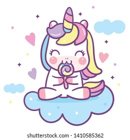 Kawaii Unicorn Images Stock Photos Vectors Shutterstock