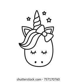 Child Unicorn Drawing Stock Illustrations Images Vectors