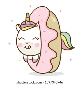 Unicorn Easy Kawaii Cute Drawings Donut - img-gimcrackery