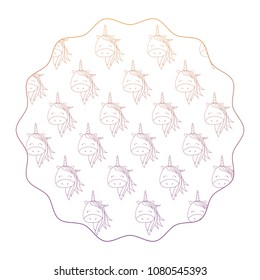 cute unicorns design