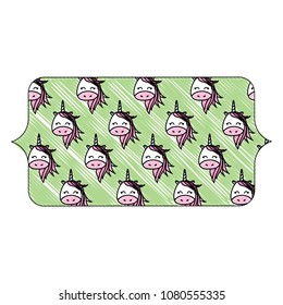 cute unicorns design