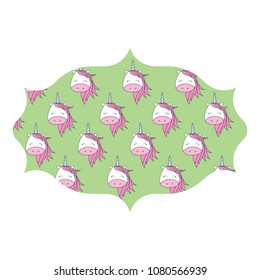 cute unicorns design