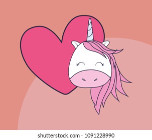 Cute unicorns design