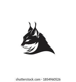 A cute and unique cat head shape design, perfect for logo and icon designs