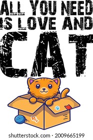 Cute And Unique Cat T-shirt Design