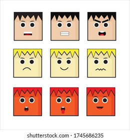 cute and unique character illustrations are perfect for emoticons, comics, books, products, etc.