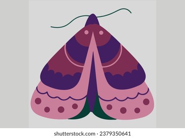 cute and unique colorful butterfly vector