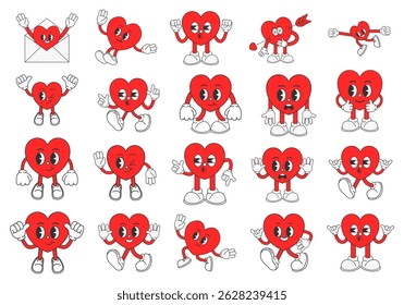 Cute Valentine Grovy Character Element
