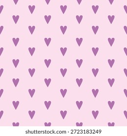Niedliche Valentinsherze, nahtlose Mustertextur