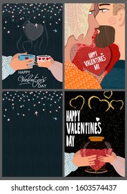 Cute Valentine s day greeting backround for flyers, invitation, poster, brochure, banner.