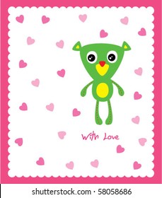 cute valentine teddy bear