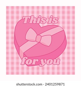 Cute Valentine Themed Art with simple color. Love Valentine Decoration vector design icon arts. Pink, Red, White, color