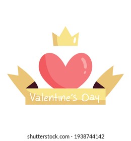 Cute valentines card. Valentines day - Vector illustration