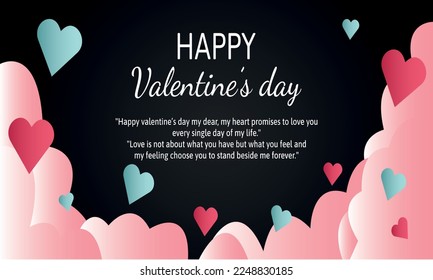 Cute valentine's day greeting card