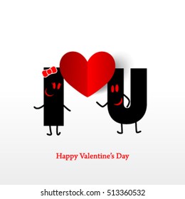 Cute Valentine's Day Layout/Design Cover Background