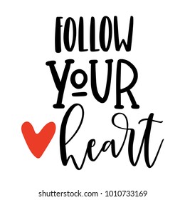 Cute Valentine's day lettering composition. Lovely and simple design.