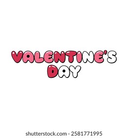 Cute Valentine's Day Text Design