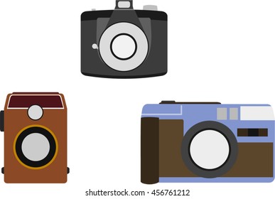 Cute Various Vintage Camera Collection 
