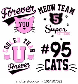 cute varsity graphic