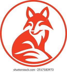bonito vetor arte raposa logotipo 8