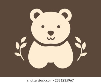 Cute vector bear available for sale on stock image platforms. Its charming and cuddly design is sure to melt hearts. Make the most of its irresistible appearance in graphic projects and illustrations.