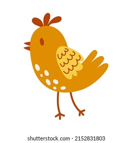 Ilustración de pájaro portador. Elemento para el diseño.