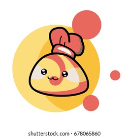 Cute vector candy in Japan style