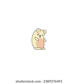 cute vector capybara with sunglasses adorable
