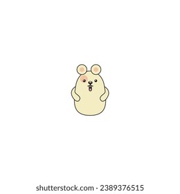 cute vector capybara with sunglasses funny