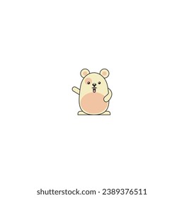 cute vector capybara with sunglasses graphic