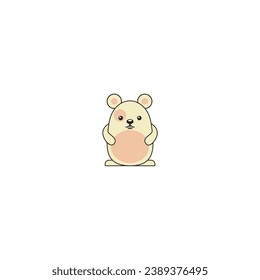 cute vector capybara with sunglasses illustration