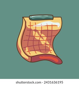 Cute vector cartoon Ramadan sarong