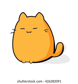 cute vector cat