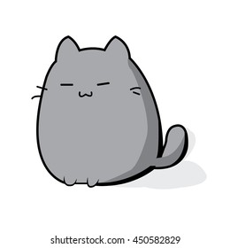 cute vector cat