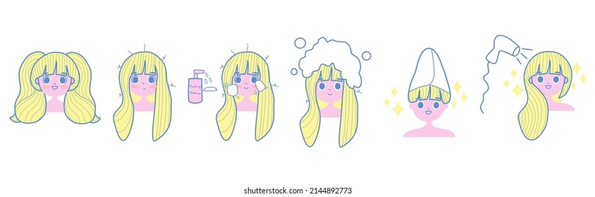 Caracteres vectoriales recortados. Ilustración de dibujos animados.