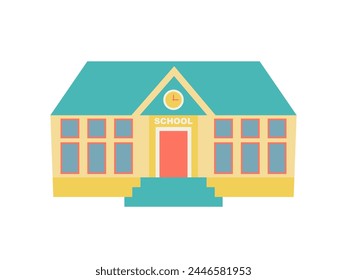 Cute vector children school vector icon
