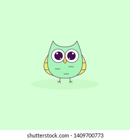 Cute Vector Collection of Owls. Illustration eps 10