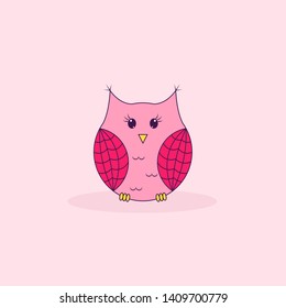 Cute Vector Collection of Owls. Illustration eps 10