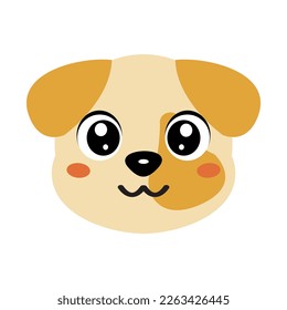 cute vector design of a dog