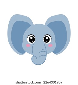 cute vector design of a  elephant