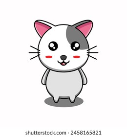 cute vector design illustration mascot design cat