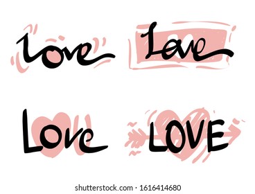 Cute vector for design or paper wallpaper. Valentine's day background.