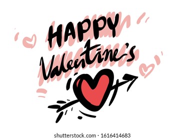 Cute vector for design or paper wallpaper. Valentine's day background.