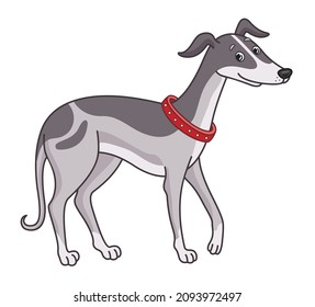 
Cute vector dog. Vector cartoon dog. Vector illustration for children