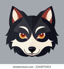 Cute vector dog or puppy illustration