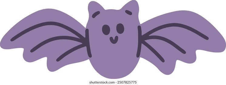 cute vector, flat illustration style of purple Halloween event day, seamless pattern for wallpaper design