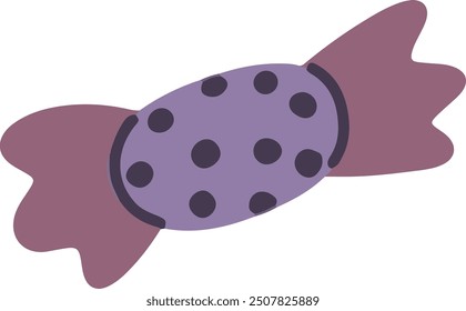 cute vector, flat illustration style of purple Halloween event day, seamless pattern for wallpaper design