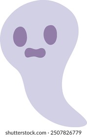 cute vector, flat illustration style of purple Halloween event day, seamless pattern for wallpaper design