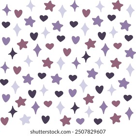 cute vector, flat illustration style of purple Halloween event day, seamless pattern for wallpaper design