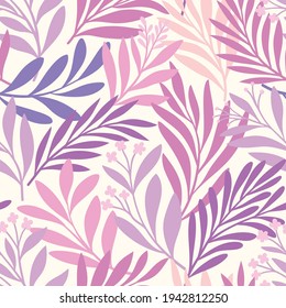 Cute vector floral seamless pattern with butterflies. Colorful flowers background. Trendy repeat texture for fashion print, wallpaper or fabric.